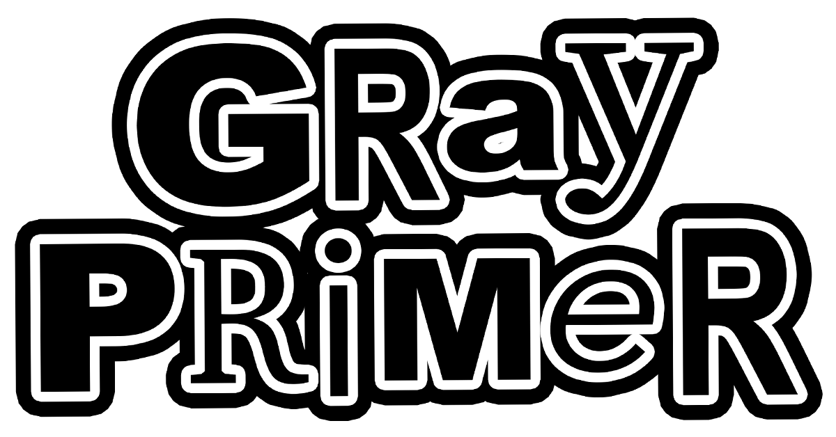 Gray Primer YouTube Channel Merchandise Store