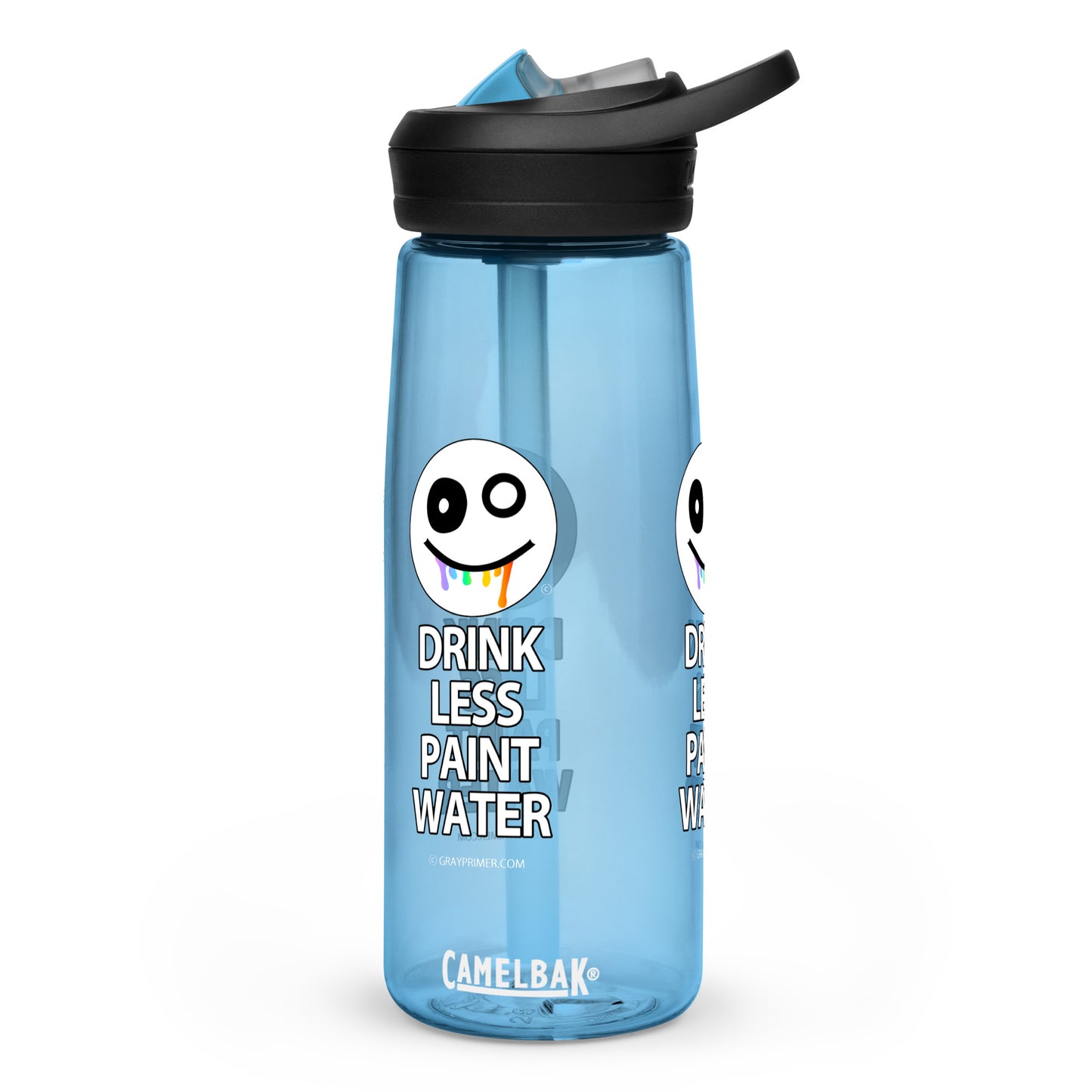 DRINK LESS PAINT WATER - Gray Primer water bottle | CamelBak Eddy®+