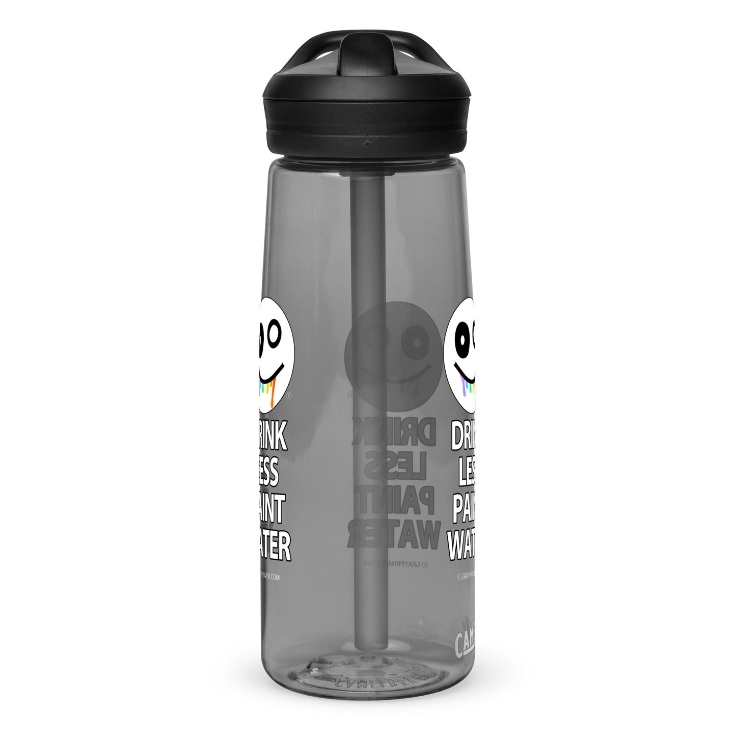 DRINK LESS PAINT WATER - Gray Primer water bottle | CamelBak Eddy®+