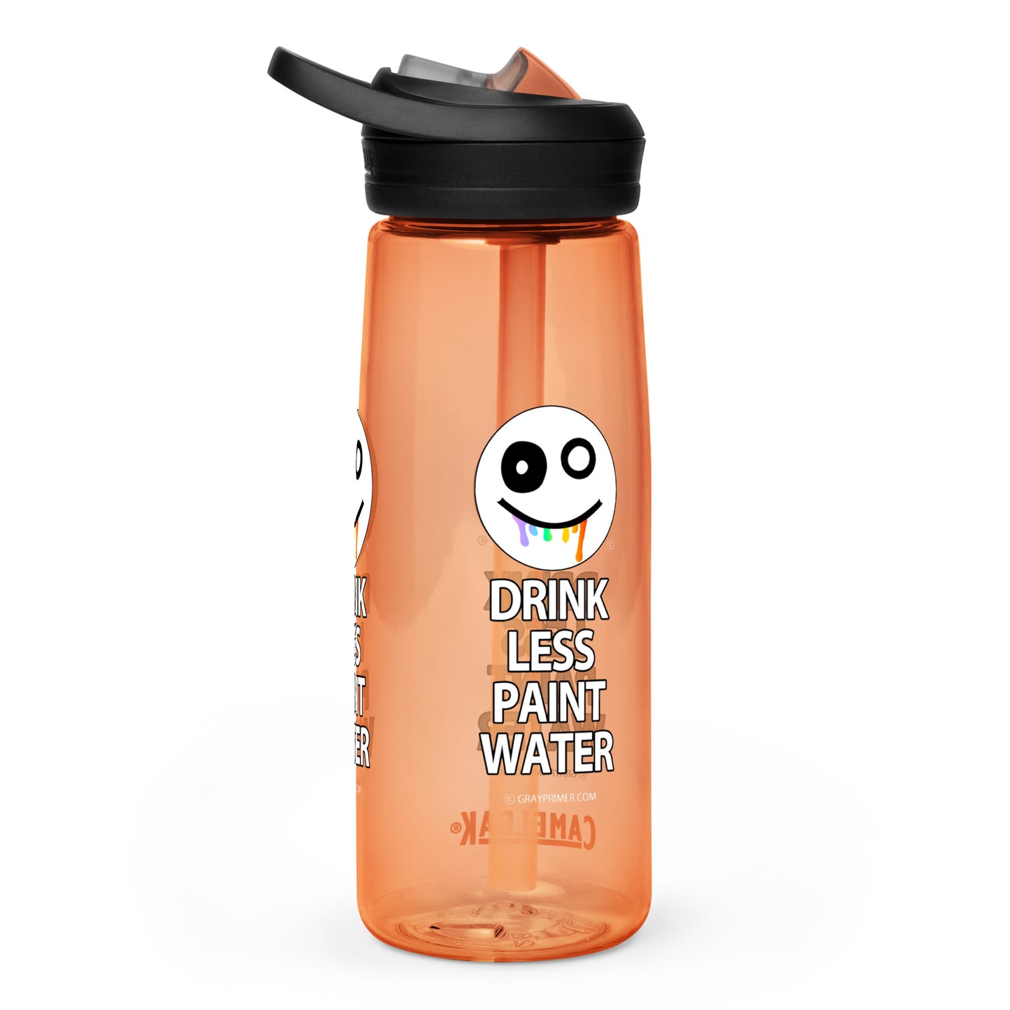 DRINK LESS PAINT WATER - Gray Primer water bottle | CamelBak Eddy®+