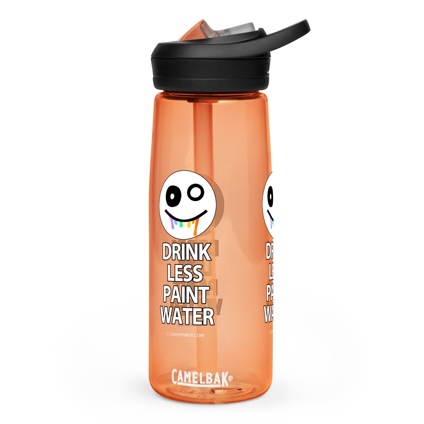 DRINK LESS PAINT WATER - Gray Primer water bottle | CamelBak Eddy®+