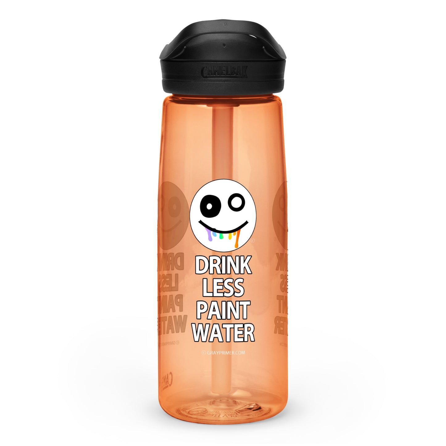 DRINK LESS PAINT WATER - Gray Primer water bottle | CamelBak Eddy®+