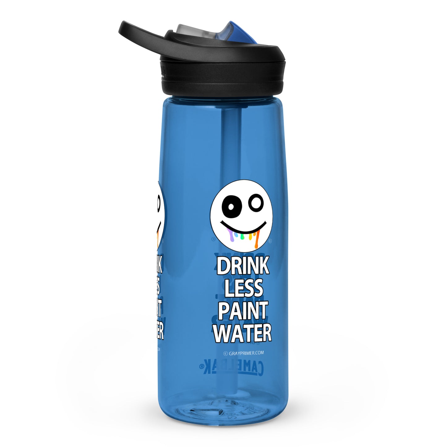 DRINK LESS PAINT WATER - Gray Primer water bottle | CamelBak Eddy®+