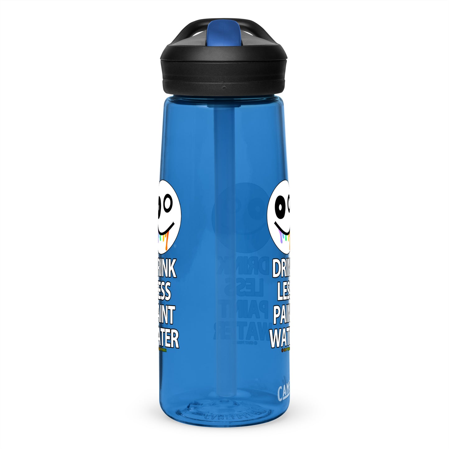 DRINK LESS PAINT WATER - Gray Primer water bottle | CamelBak Eddy®+