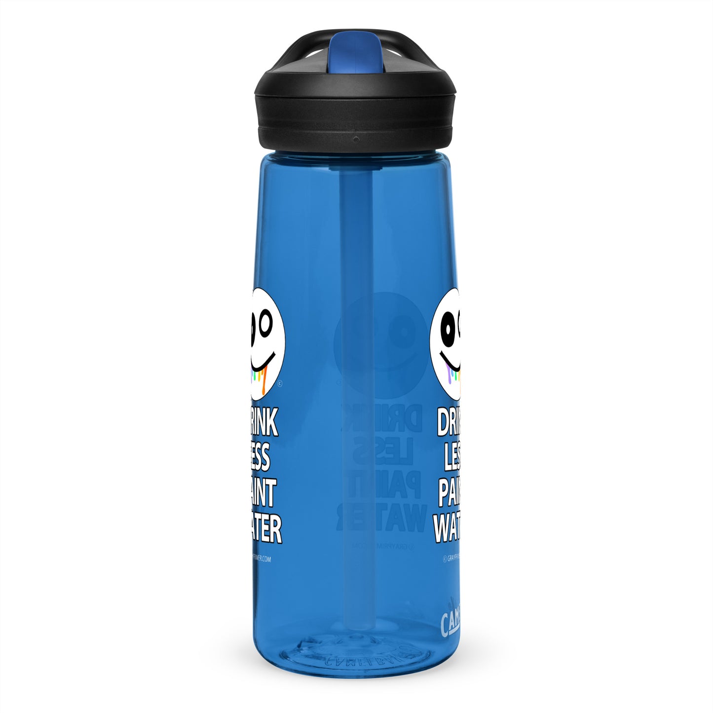 DRINK LESS PAINT WATER - Gray Primer water bottle | CamelBak Eddy®+