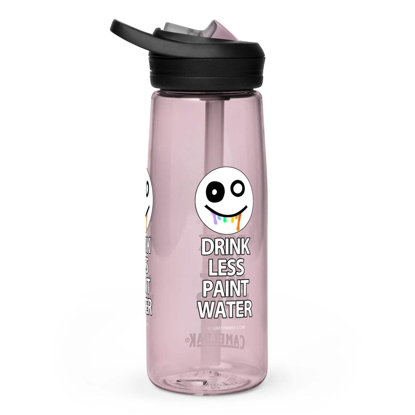 DRINK LESS PAINT WATER - Gray Primer water bottle | CamelBak Eddy®+