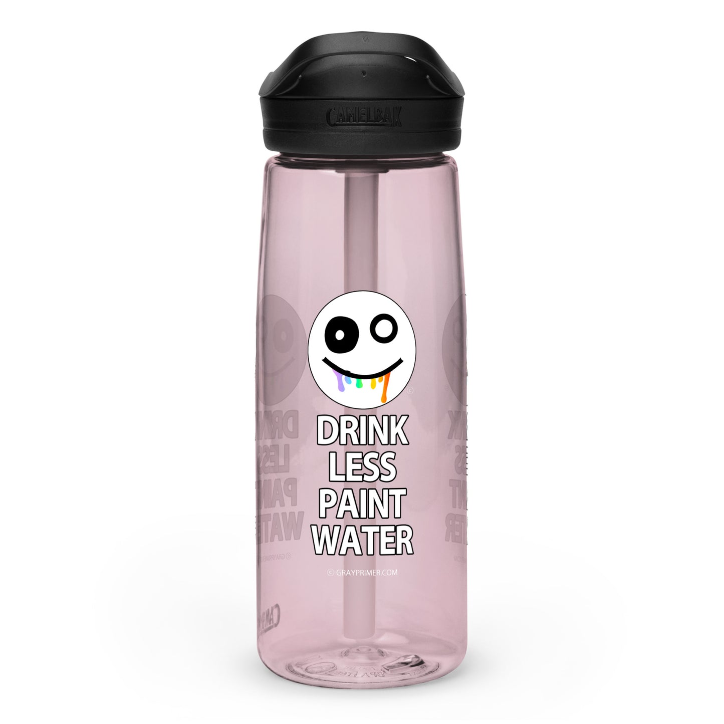 DRINK LESS PAINT WATER - Gray Primer water bottle | CamelBak Eddy®+